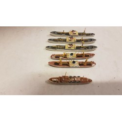 Varie Navi Metallo e Accessori Porto Scala 1:1200