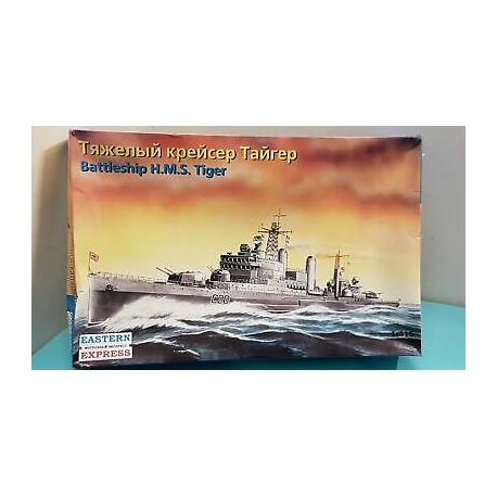 Battleship HMS Tiger Plastic Model Kit Scala 1:415 Eastern Express N°40005
