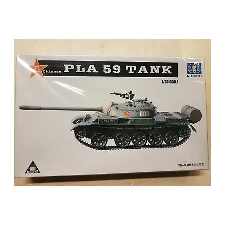 Chinese Pla 59 Tank Model Plastic Kit 1/35 Lee N° 00311
