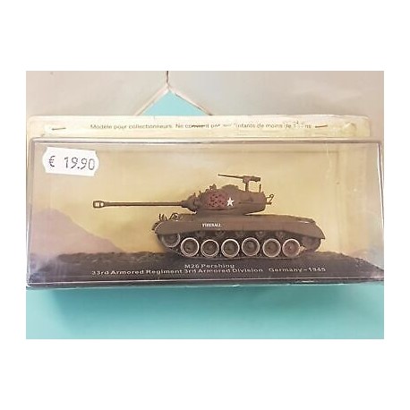 M26 Pershing 33rd Armored Regiment 3rd Armored Division Germany 1943 tank Model