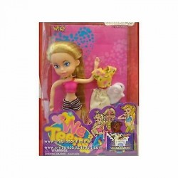 We Teens bionda con gli occhi azzurri e calzoncini a righe - Doll - Bambola - Fa