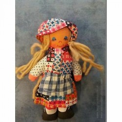 Bimba Bon bon - in panno - Bambole - Doll - 16 cm. - Gig