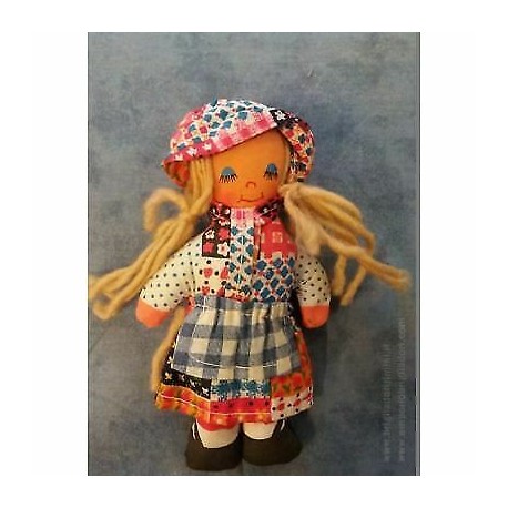 Bimba Bon bon - in panno - Bambole - Doll - 16 cm. - Gig