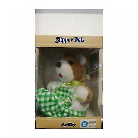 Slipper Pals - Orsetto dentro la scarpina di panno - Alta 20 cm. -  Peluches - M