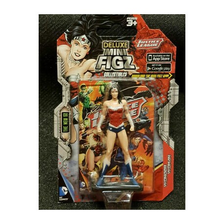 Woman DC Justice Deluxe Mini Figz Wonder 8 cm. DC Comics League Collectable