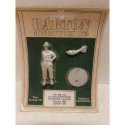 Barton Miniatures US Helicopter Pilot Tst  Vietnam 1968 1:35 Soldiers  N°BM103