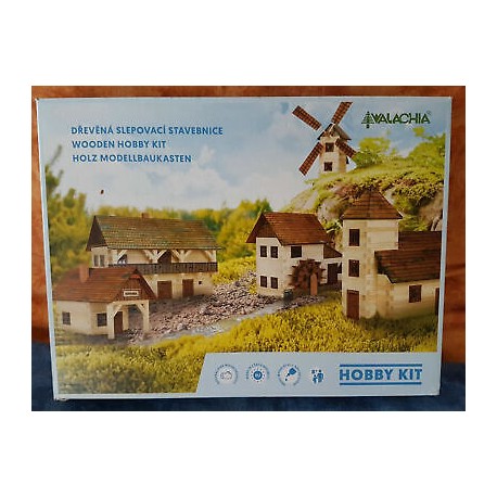 Wooden Hobby Kit Il Granaio Model kit in Legno N.6 Valachia 18x14x20cm