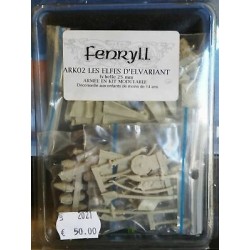 Les Elfes D'Elvariant ARK02 Resin Miniatures  25 mm. Fenryll