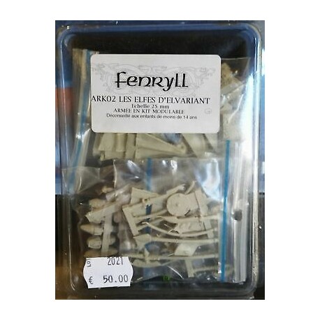 Les Elfes D'Elvariant ARK02 Resin Miniatures  25 mm. Fenryll