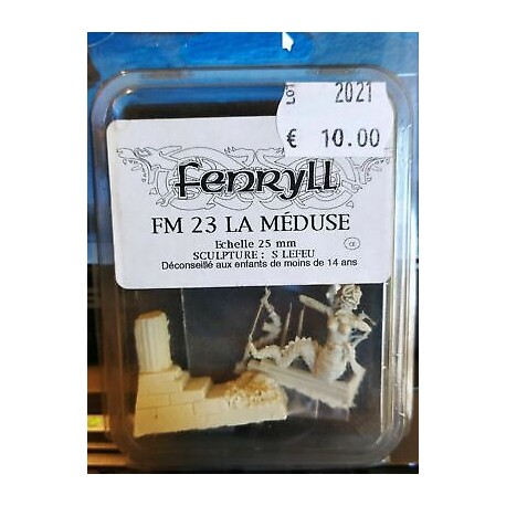 Medusa Fantasy FM 23 Resin Miniature 25 mm Fenryll