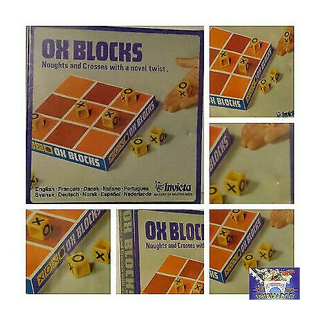 Ok Blocks Invicta 1970  Vintage Gioco di strategia Strategy Game UK