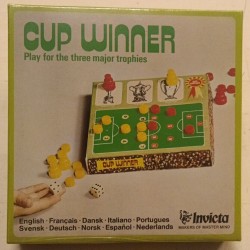 Cup Winner Invicta 1975  Vintage Gioco da Tavolo del Calcio '70 Strategy Game UK