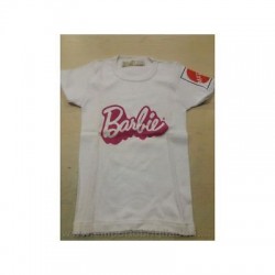 Maglia Barbie - Cotone - taglia 7/8/9 anni bambina - Mattel - '80