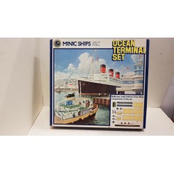  Minic Ships Die Cast Model Kit 1:1200 M902 Ocean terminal Set Made by Hornby