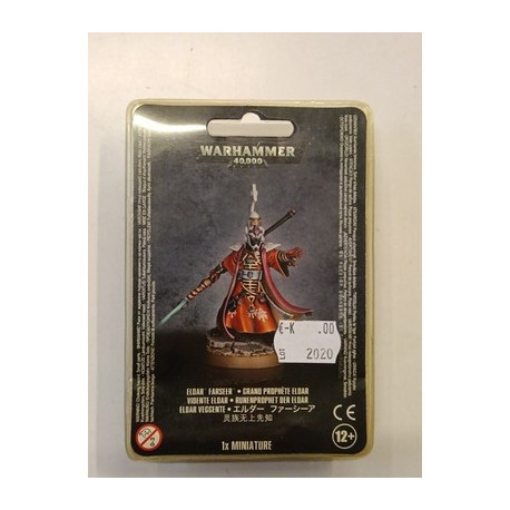 Warhammer 40k Eldar Farseer Veggente Aeldari Clampack Blister Sigillato GW NIB