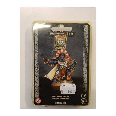 Warhammer 40k Space Marine Captain Capitano Clampack Blister Sigillato GW NIB