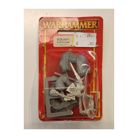 Warhammer Non Morti Necromante A Cavallo Mounted Necromancer Metal Blister OOP
