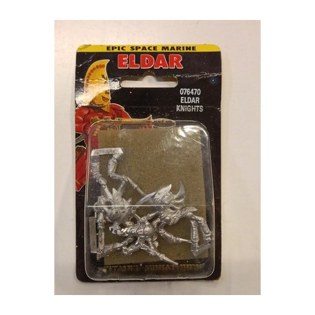 Epic Space Marine Eldar Knights 076470 Warhammer 40k Citadel Metal Blister OOP