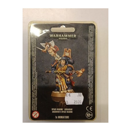 Warhammer 40k Space Marine Librarian Bibliotecario Clampack Blister NIB GW