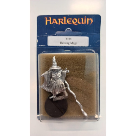 Harlequin Miniatures - 8150 Helsing Mage (mago tipo Gandalf) 28 mm