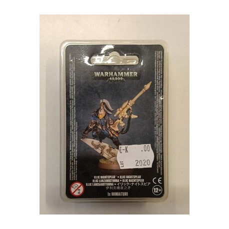 Warhammer 40k Eldar Illic Nightspear Finecast Blister Sigillato GW OOP Rare
