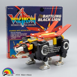 VINTAGE VOLTRON BATTLING BLACK LION LJN 1984 MIB MAI USATO BOXED RARO C-9 UNUSED