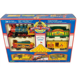 Trenino Vintage ECHO Melody Circus Train 26 Pz Completo SCALA G