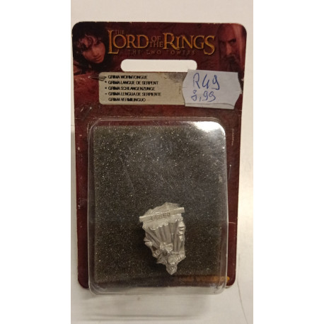 Games Workshop Lord of the Rings Grima Vermilinguo Metallo Blister MOC Vintage