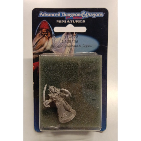 Ral Partha 11-072 Laurana AD&D 2nd Ed Dragonlance Metal Miniature Blister MOC