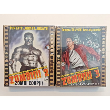 Zombi!!! 2 e 3 Lotto Espansioni Gioco Tavolo Italiano Raven NUOVI (riass)