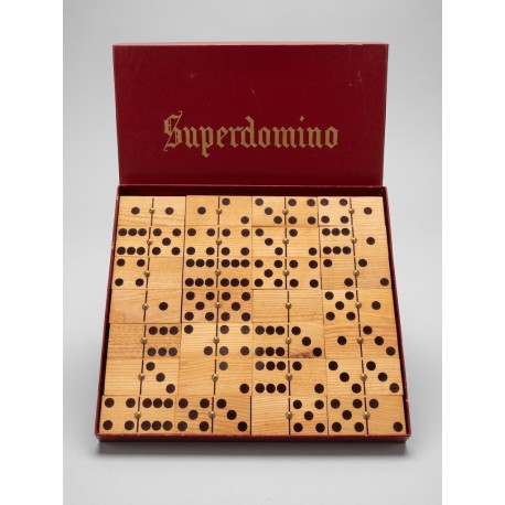 Superdomino - Originale in legno Dal Negro - Grandi Dimensioni - Vintage '80