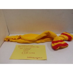 Calzettoni Calcio con staffa taglia unica  colore Giallo Seb Sport Vintage
