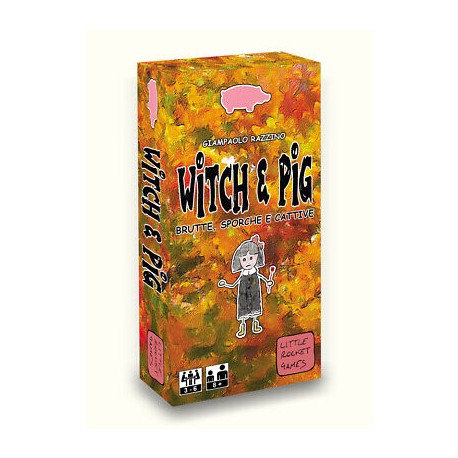 Witch e Pig Gioco da Tavolo in Italiano Little Rocket Games