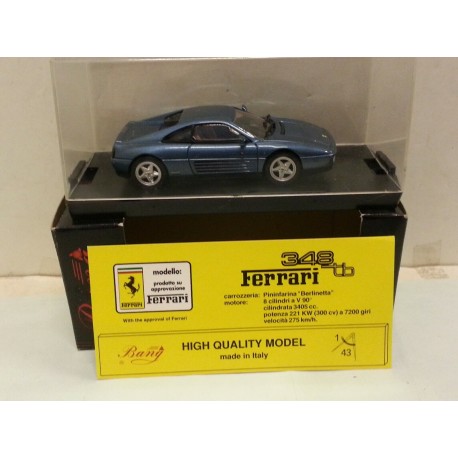 Ferrari 348 tb 8004 013 Die Cast Model 1/43 Bang
