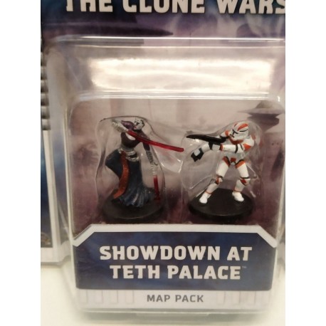 Star Wars Miniatures The Clone Miniatures Showdown at Teth Palace Wizards