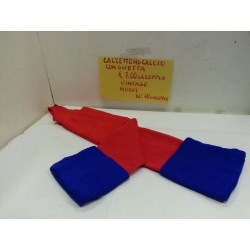 Calzettoni Calcio con staffa taglia unica  colore Rosso Seb Sport Vintage