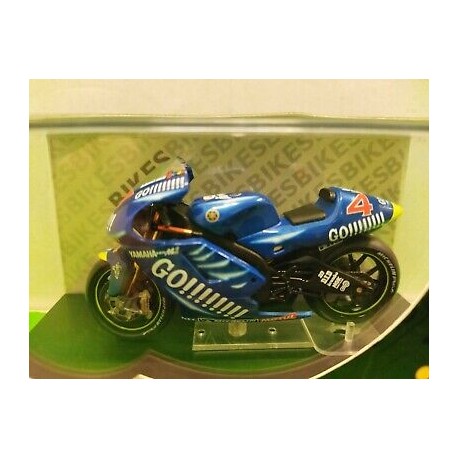 Yamaha YZR M1 RAB 062 2003 Die Cast Model Scala 1/24 -4 A. Barros Bike IXO