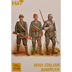 WWI Italian Infantry Sampler Soldiers Figures Hat 1/72 art.8331 SOLDATINI