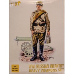 WWI Russian Infantry Heavy Weapon Figures Soldiers 1/72 Cod 8080 Hat Soldatini