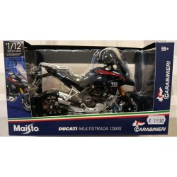 Carabinieri Moto Ducati Multistrada 1200 S - 1/12 Maisto  Die Cast Metal