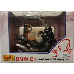 BMW C1 - 1:18 Die Cast Metal Motorcycles - MAISTO