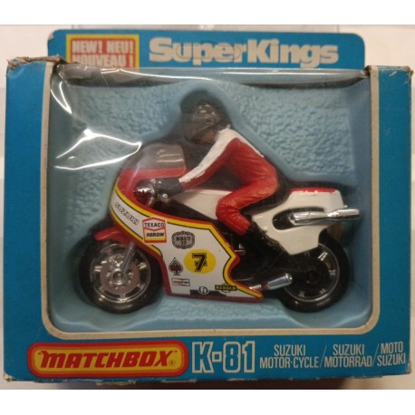 Suzuki Racing - K81 - 1:18 Die Cast Metal Motorcycles - Matchbox vintage 1980