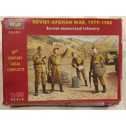 SOVIET MOTO INFANTRY Afghanistan 1979-1988 Figures Soldiers  1/35 35331 ICM