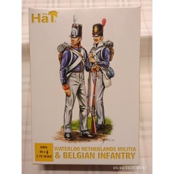 Netherlands & Belgian Infantry at Waterloo 1:72 Hat Soldatini Figures n.8096