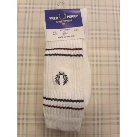Calze spugna modello Tennis Fred Perry Uomo  5-7 UK England Vintage