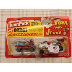 CORGI  JUNIORS TWIN PACK - MGM - TOM & JERRY (HOT WHEELS - MATCHBOX size) sealed