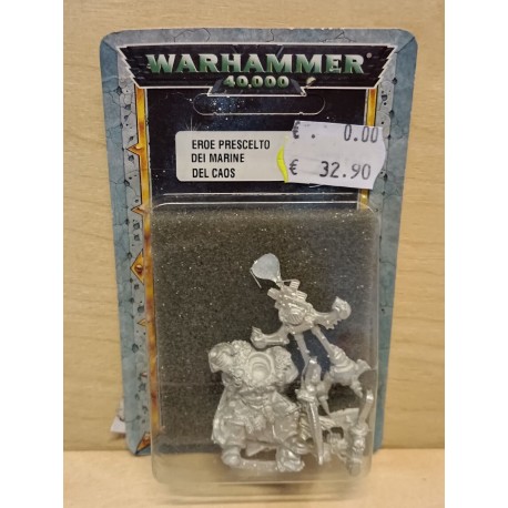 Eroe Prescelto dei Marine del Caos Miniature Warhammer 40,000 Vintage Nuove GW