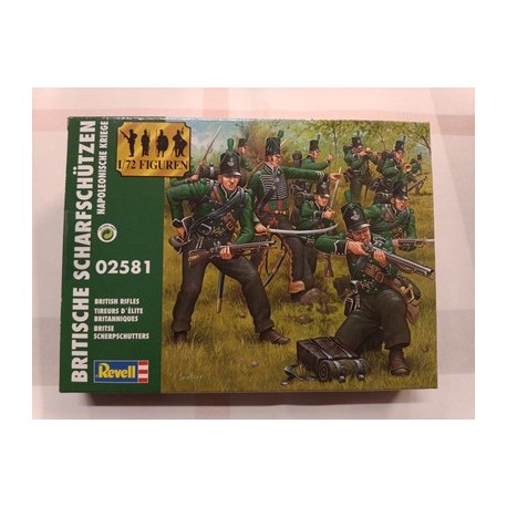 BRITISH RIFLES - Napoleonic wars plastic miniatures soldatini 1:72 Revell 02581