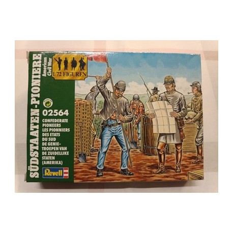 CONFEDERATE PIONEERS - plastic miniatures soldatini 1:72 Revell 02564