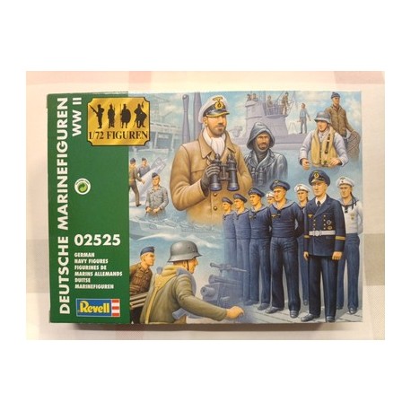 GERMAN WWII NAVY FIGURES Marina - plastic miniatures soldatini 1:72 Revell 02525